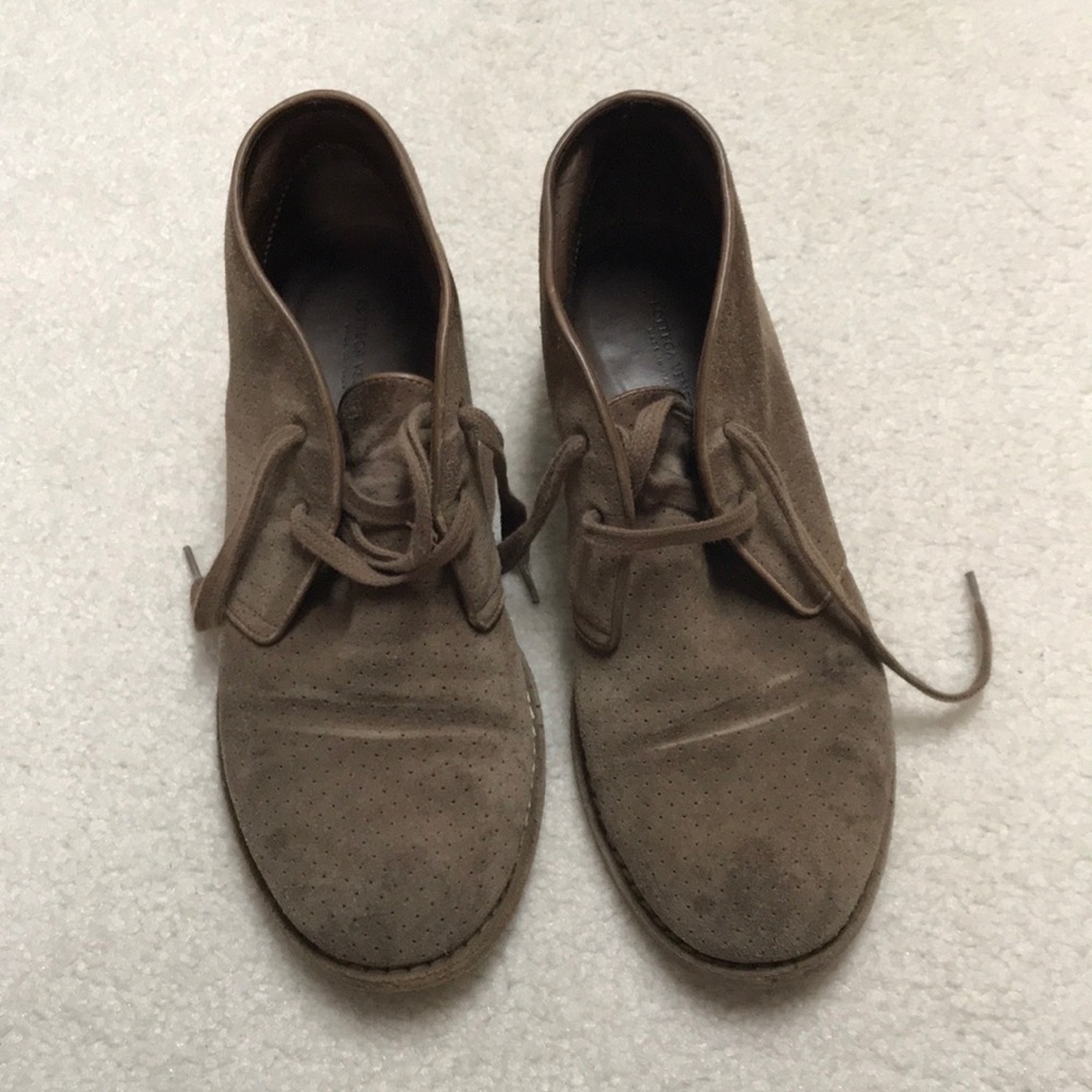 Bottega Veneta ☺️ Lt Brown Suede Boots Sz 38 M